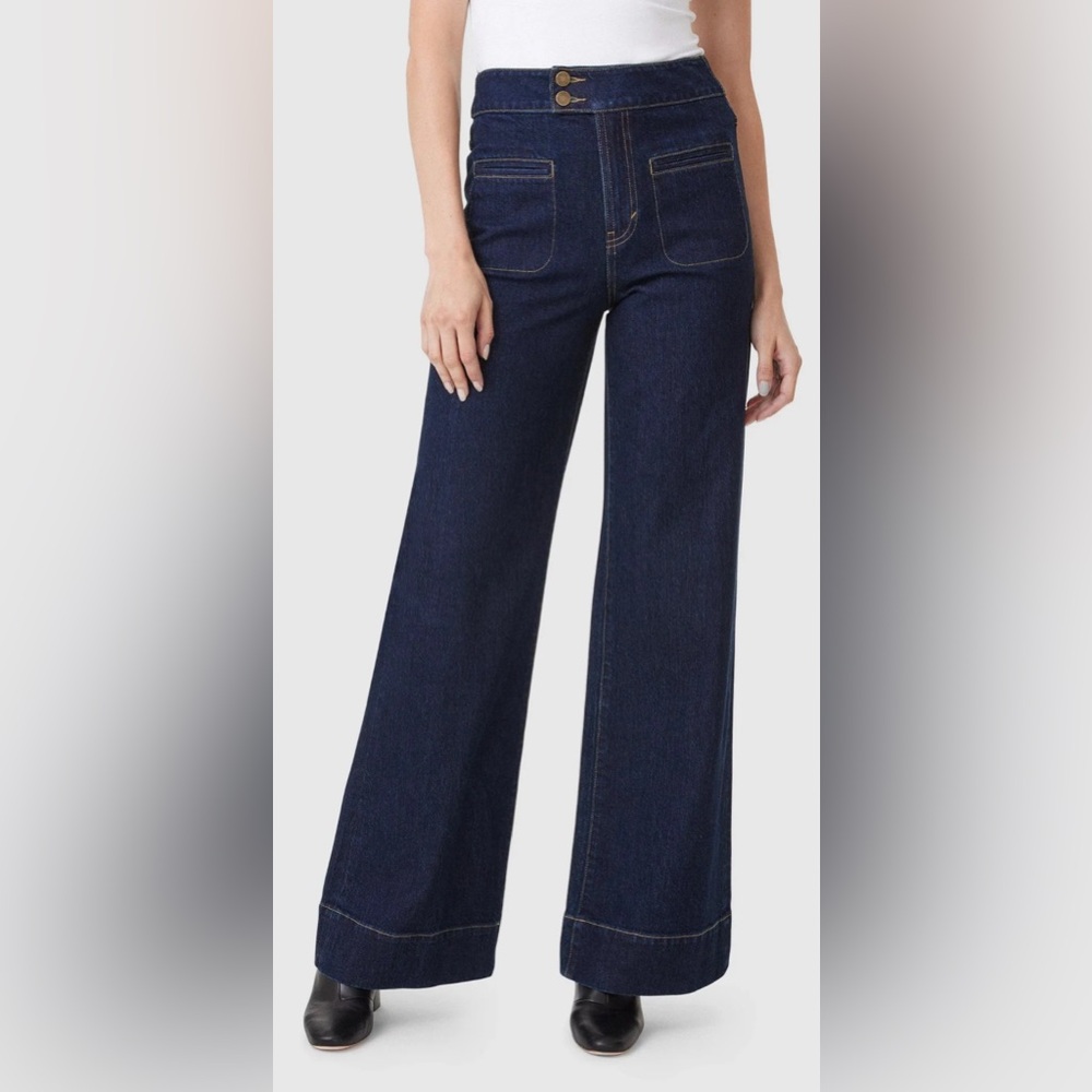 Habitual Wide Leg - Dark Wash- Front Pocket Jeans 4/27